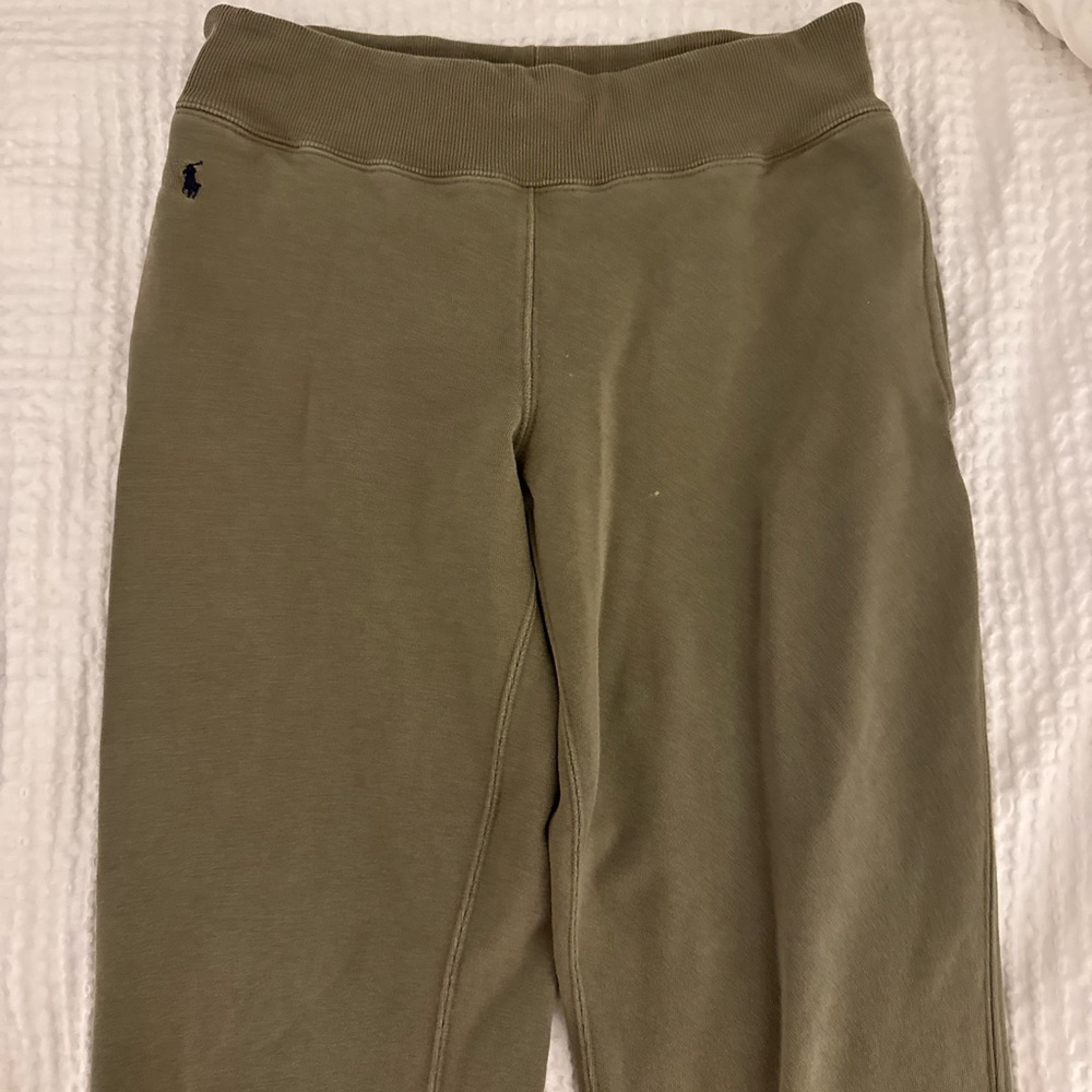 Polo by Ralph Lauren Olive Joggers with Embroidered Pony